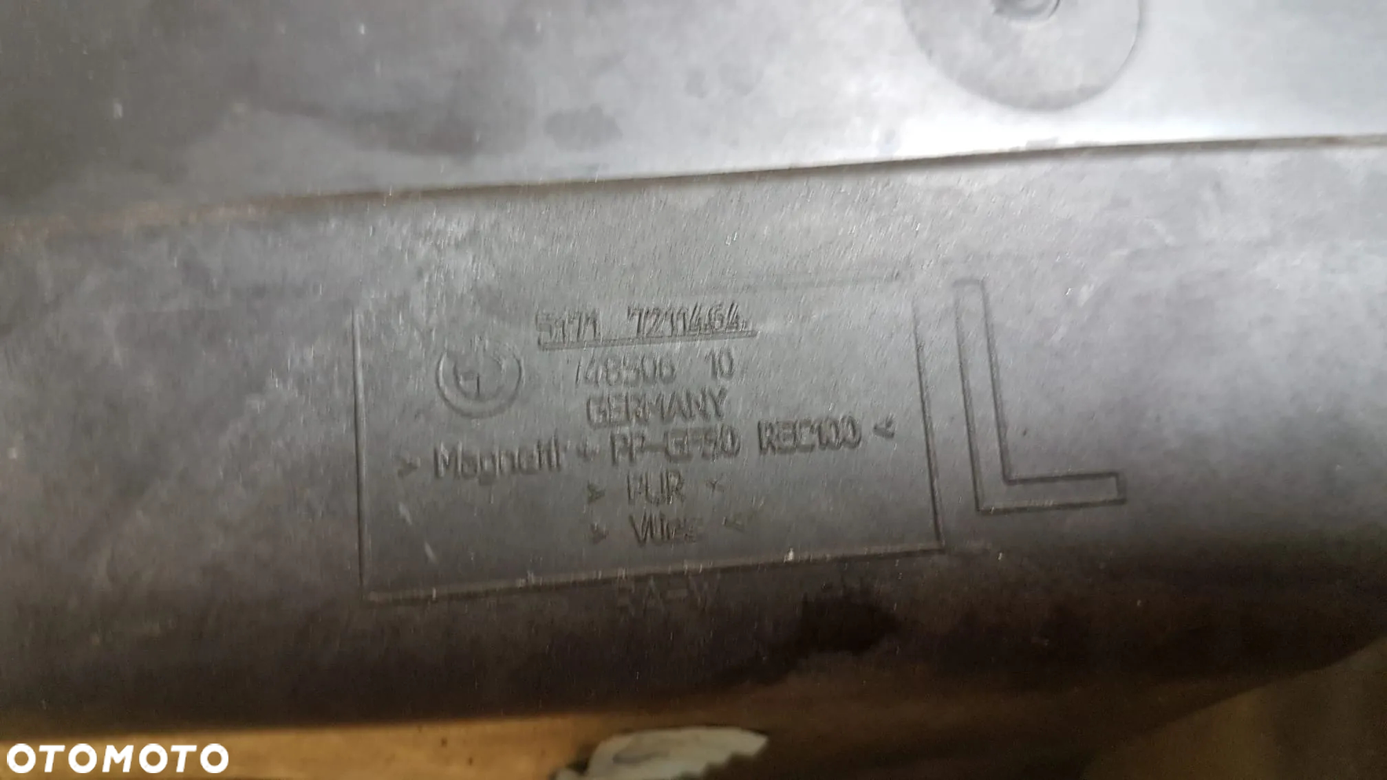 PODSZYBIE SCIANA GRODZIOWA 7204336 7211464 BMW F10 F11 F12 - 4