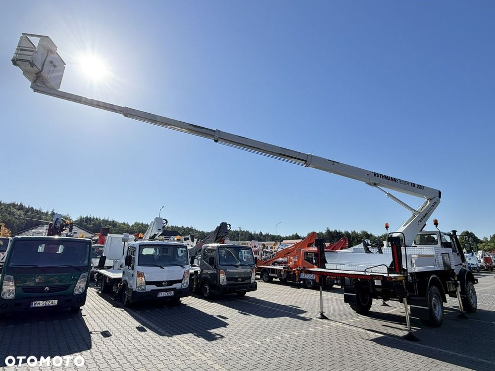 Mercedes-Benz UNIMOG 437 4x4 Zwyżka RUTHMANN STEIGER TB 220 Podnośnik Koszowy - 19