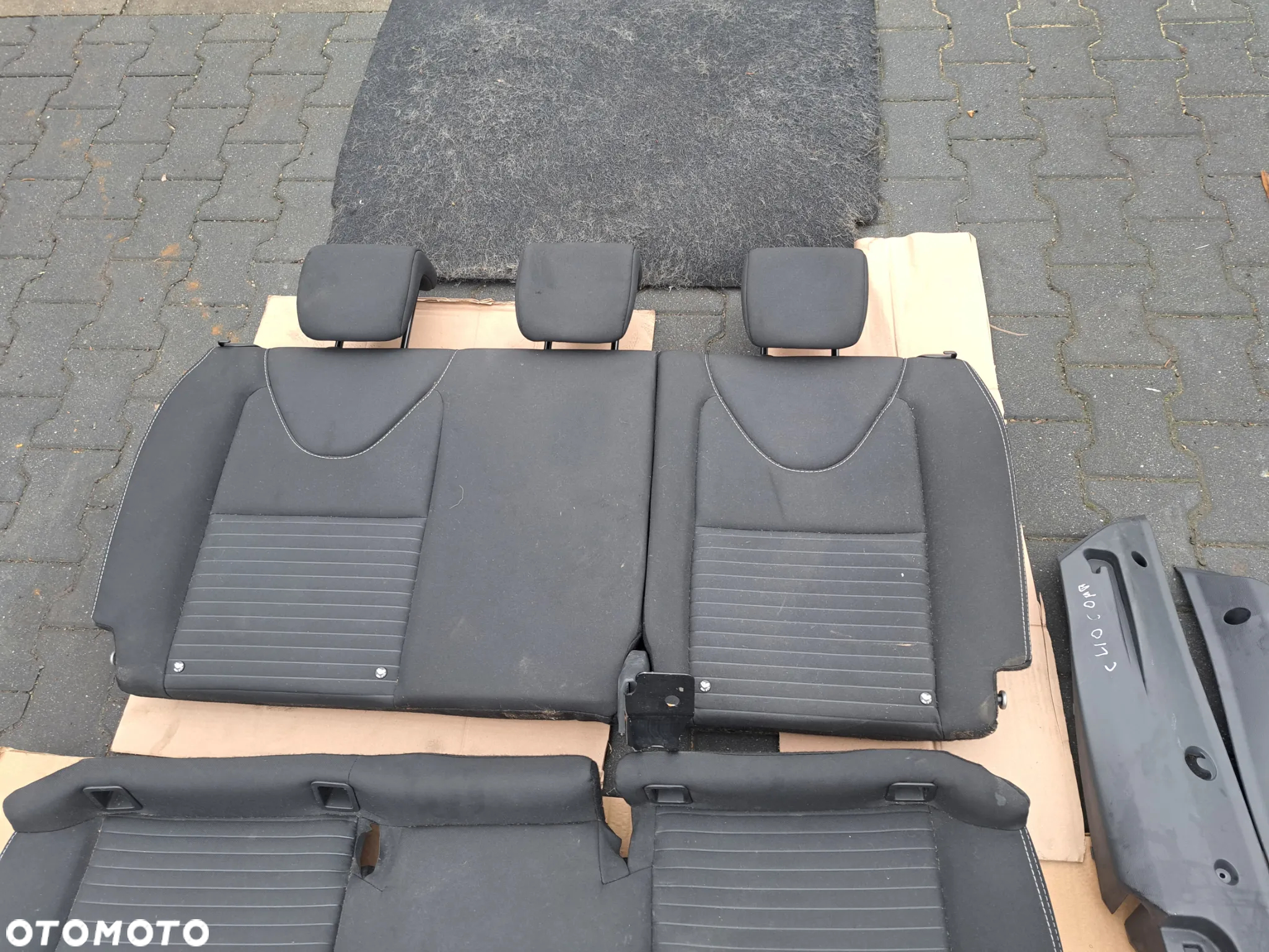 Renault Clio IV kombi kanapa tył fotele wykładzina pasy tylne plastiki tył komplet przekładka societa - 6