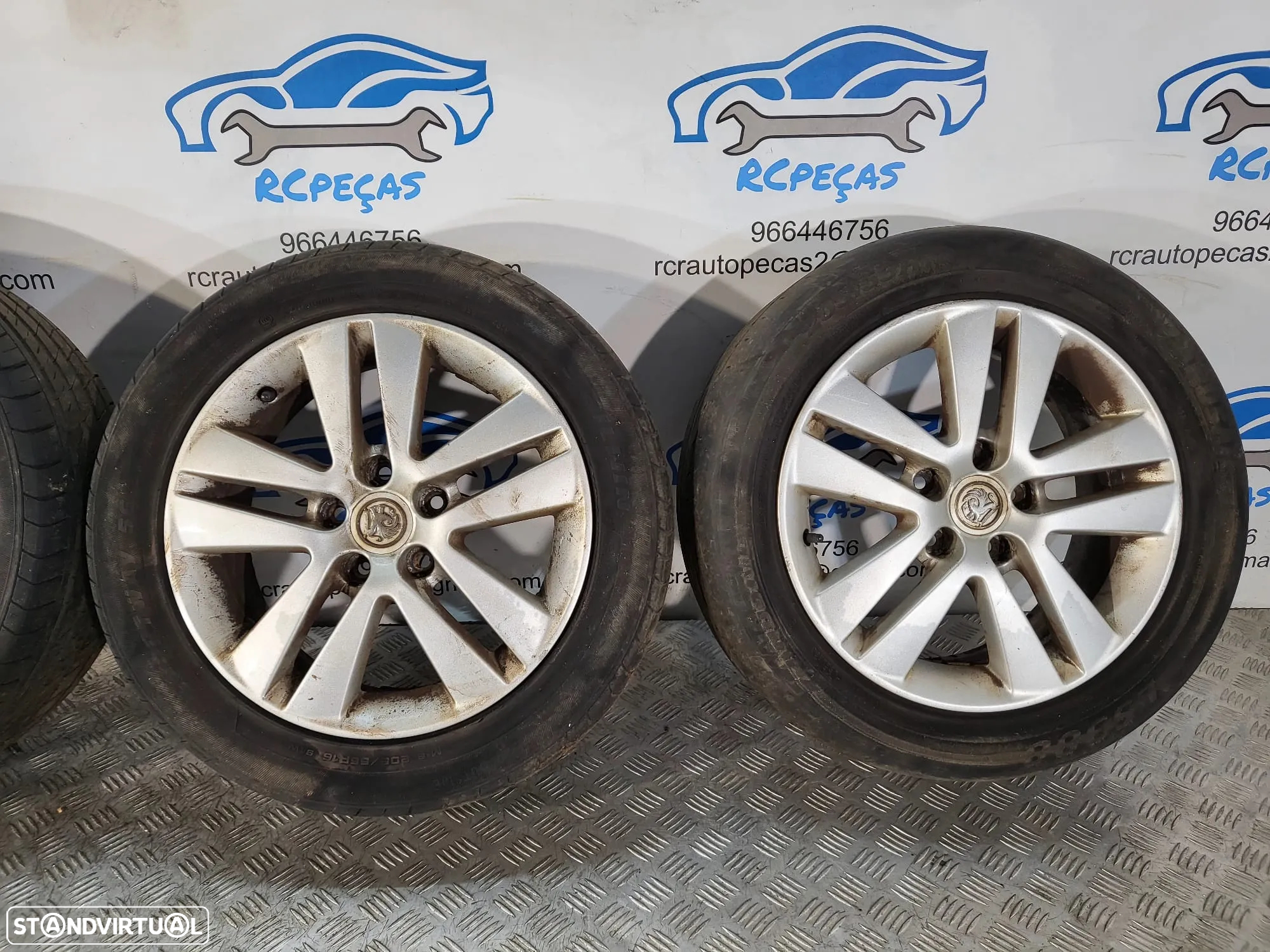 Conjunto Jantes 16 Opel 5x110 6.5J ET37 5x110 - 5