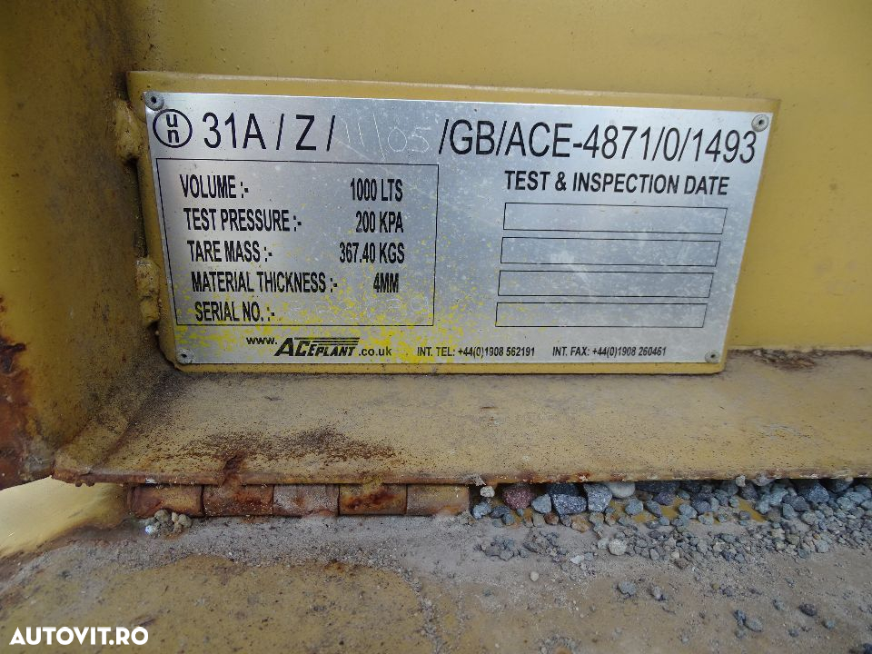 Rezervor  tractabil combustibil 1000 L - 9