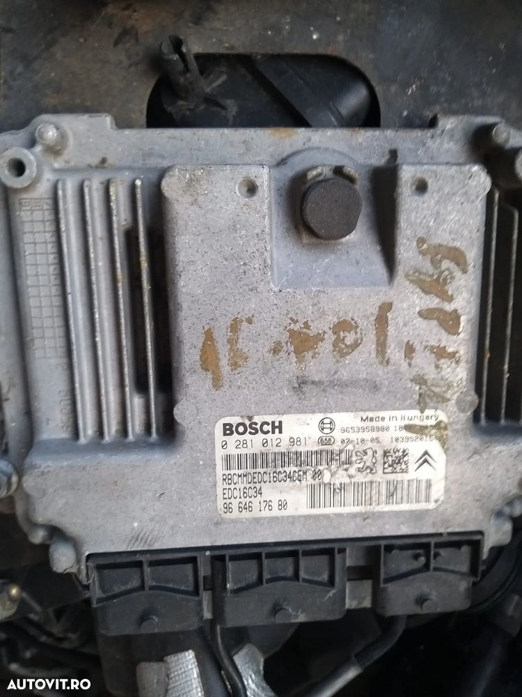 Calculator ECU cod: 0281012981 pentru Citroen C4 Picasso 1.6 HDI - 1