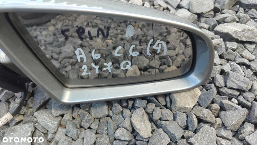 AUDI A6 C6 Lusterko Prawe Ly7q 5 Pin W kolor - 6