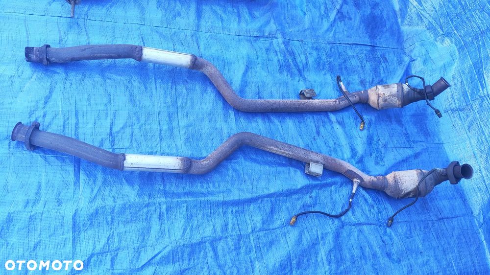 RURA WYDECHOWA KOLEKTORA KATALIZATORA SONDA LAMBDA KOMPLET MERCEDES W211 E240 2.6 V6 - 1