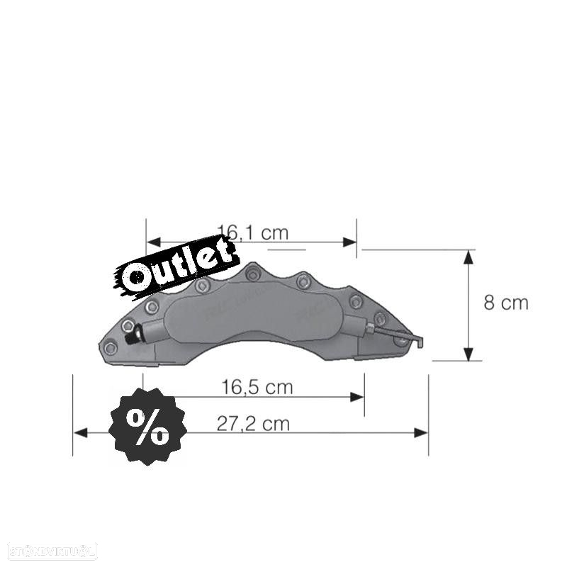 R146177C1 KIT CONJUNTO CAPAS TAMPAS PARA PINÇAS DE TRAVÃO - 6