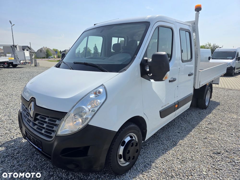 Renault MASTER 2,3 DCI 163 KONNA DOKA BRYGADÓWKA 7 OSOBOWA 3,3M SKRZYNIA KLIMA WEBASTO GWARANCJA BLIŻNIAKI DO 3,5T - 1