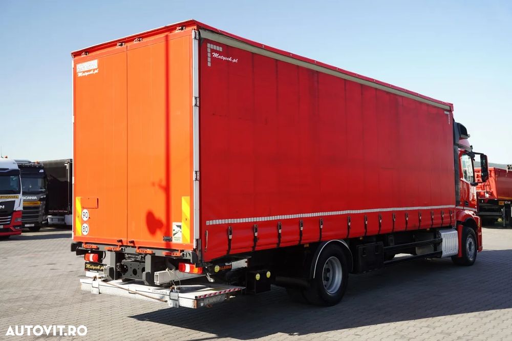 Mercedes-Benz ACTROS 1833 / CORTINĂ - 8,5 M / 4x2 / STREAM SPACE / LIFT DHOLLANDIA - 6