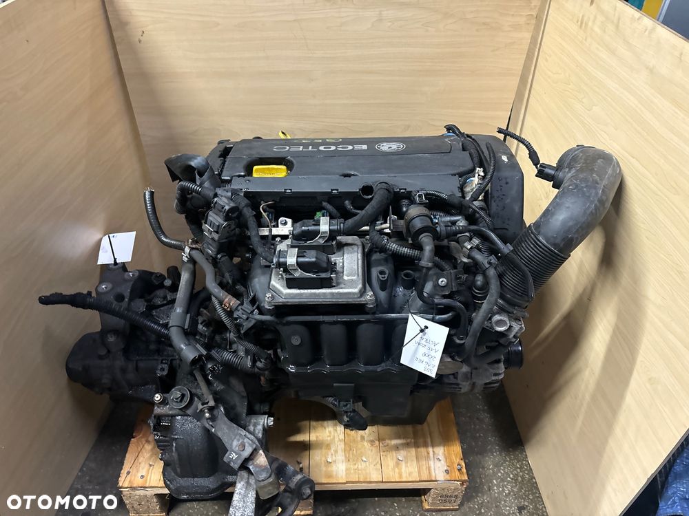 SILNIK KOMPLETNY z OSPRZETEM 1.6 16V A16XER OPEL ASTRA  115 koni ZAFIRA 90 tys LUBUSKIE GORZOW - 3