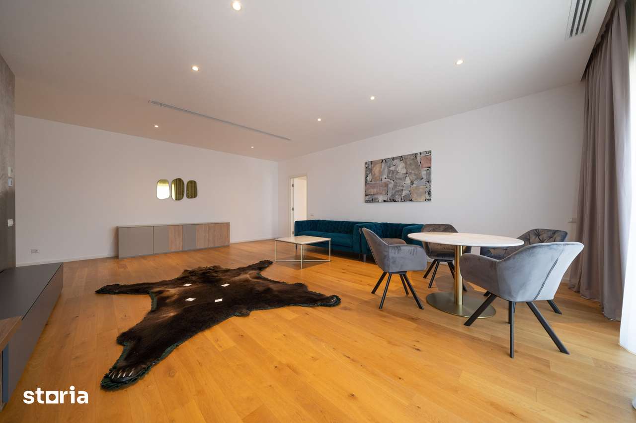 Herastrau, penthouse cu 3 camere mobilat integral Rovere — fotografia 3