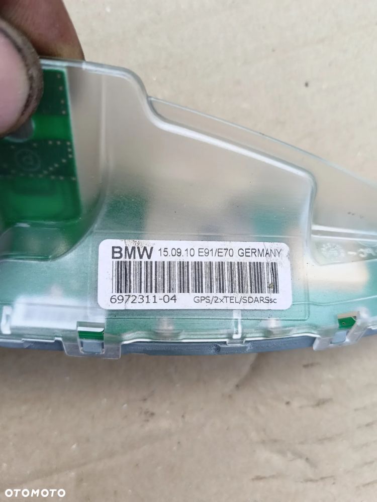 BMW X5 E70 LIFT PŁETWA REKIN ANTENA GPS BIAŁA - 4