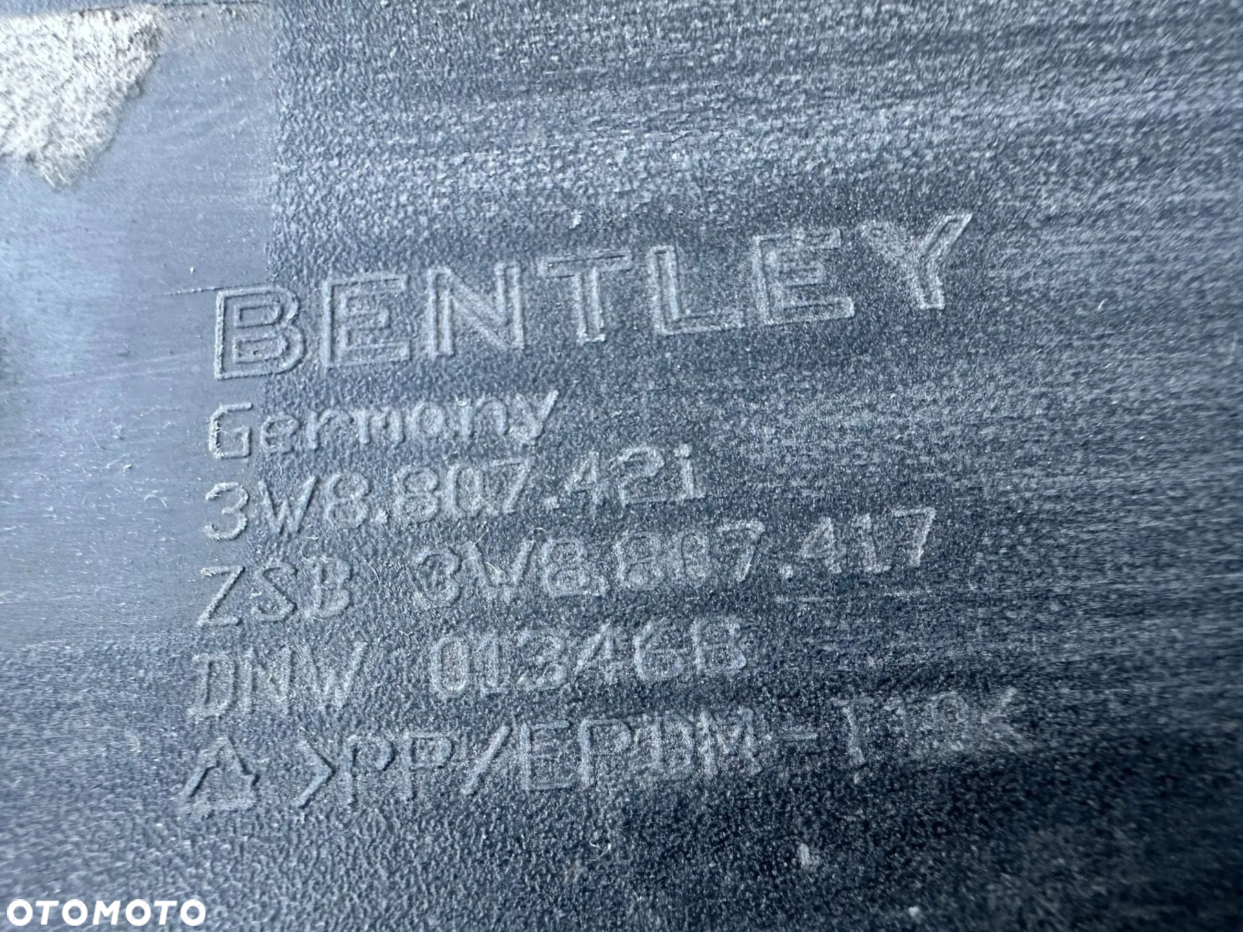 ZDERZAK Bentley Continental GT GTC ORYGINAŁ 2004 - 8