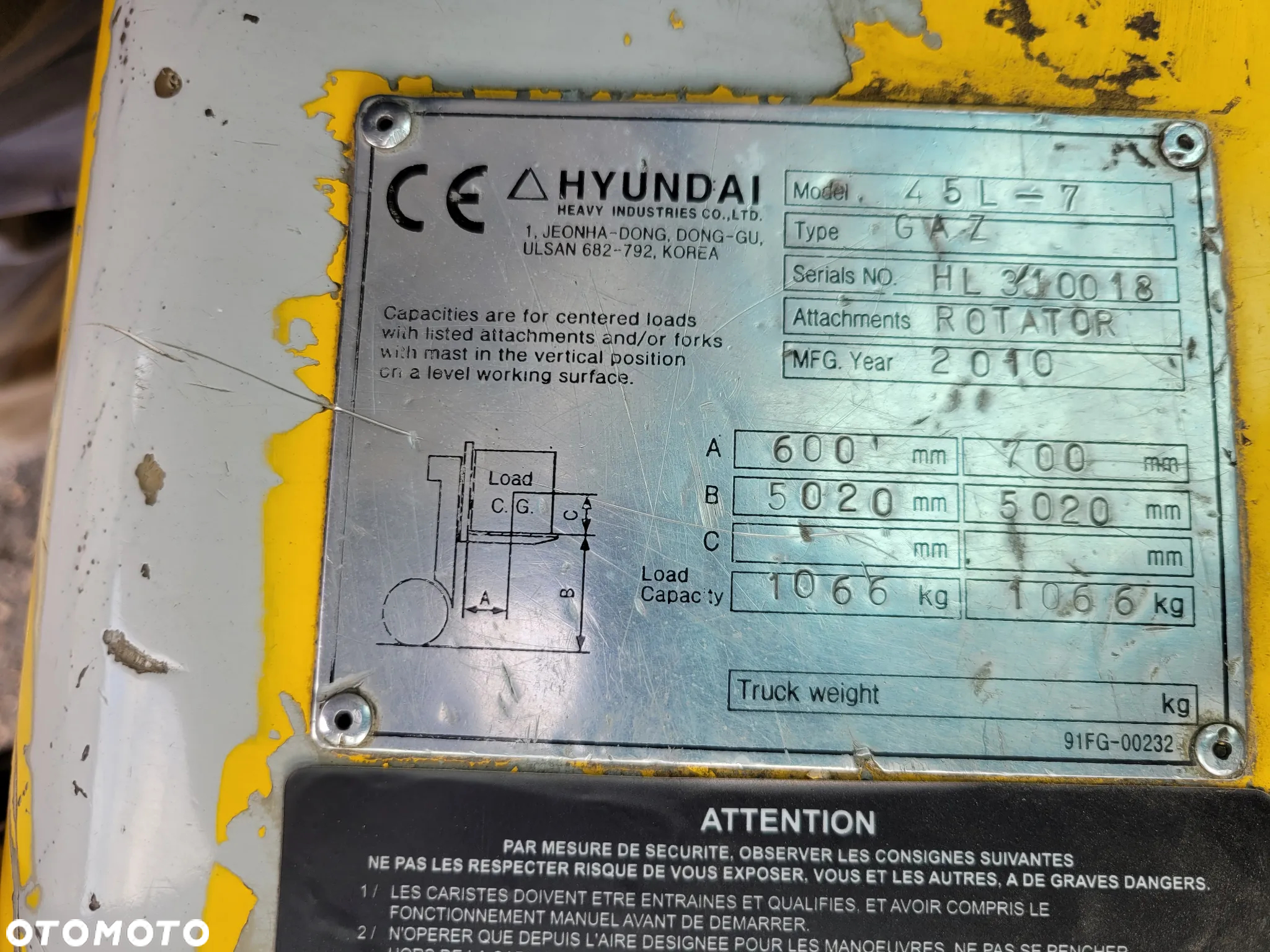 Hyundai 45L-7 4,5t - 16