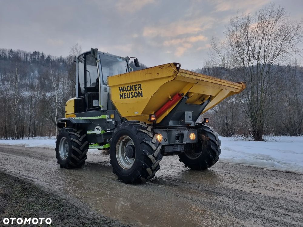 Wacker Neuson DW60 Wozidło 4x4 6 ton OBROTOWA koleba 1500mtg 2018 rok jak nowe z salonu PERKINS turbo silnik. Z Norwegii. Pełne sterowanie dżojstik REWERS HYDROSTATIC Ogrzewana Kabina Opony zero zużycia. Aktualna DEKRA. Kamera tył i Przód! Zero luzów i wycieków. Paka jak Nowa bez rys! - 8