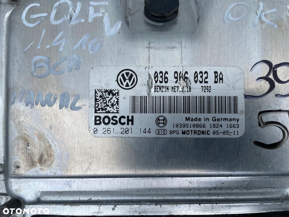STEROWNIK SILNIKA VW GOLF V 1.4 16V BCA 03G906032BA - 2