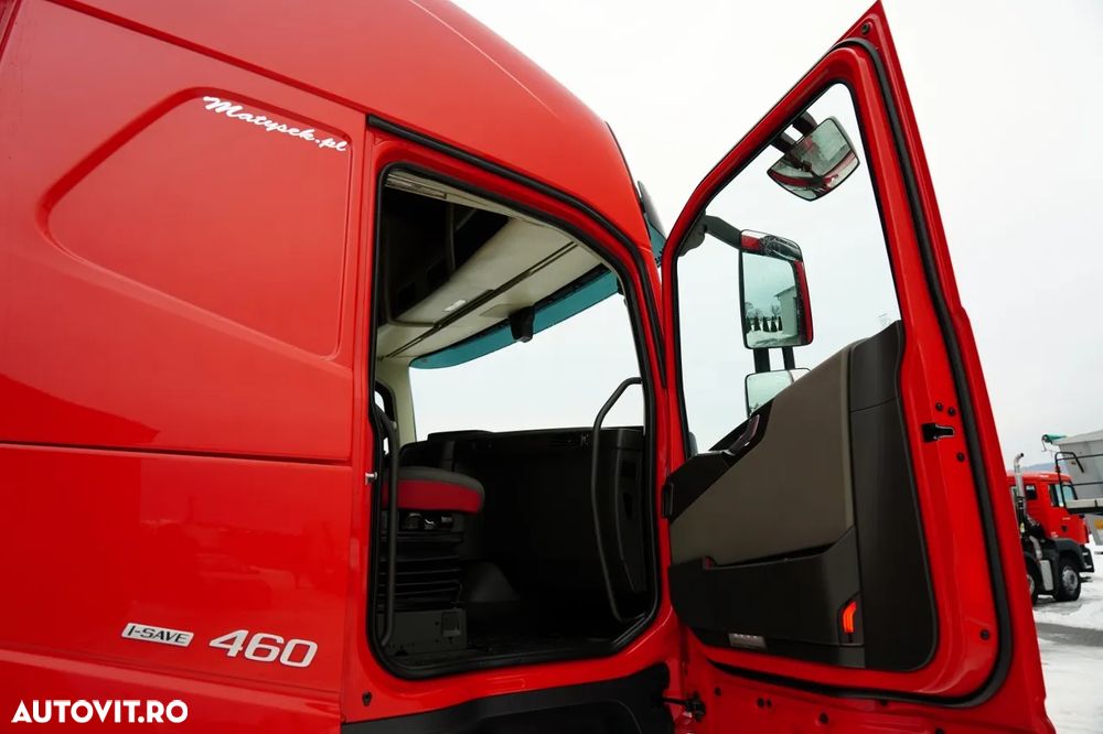 Volvo FH 460 / 7.45 M CORTINĂ / SOLO / I-SAVE / I-PARK COOL / PUNTE RIDICABILĂ ȘI DIRECȚIE / - 36