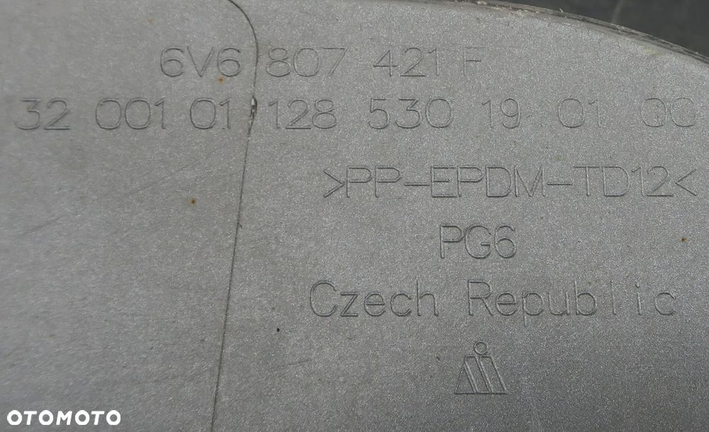 SKODA FABIA 3 III Lift 6V 2018 - zderzak tył HB 6V6 ORYGINAŁ OE - 8