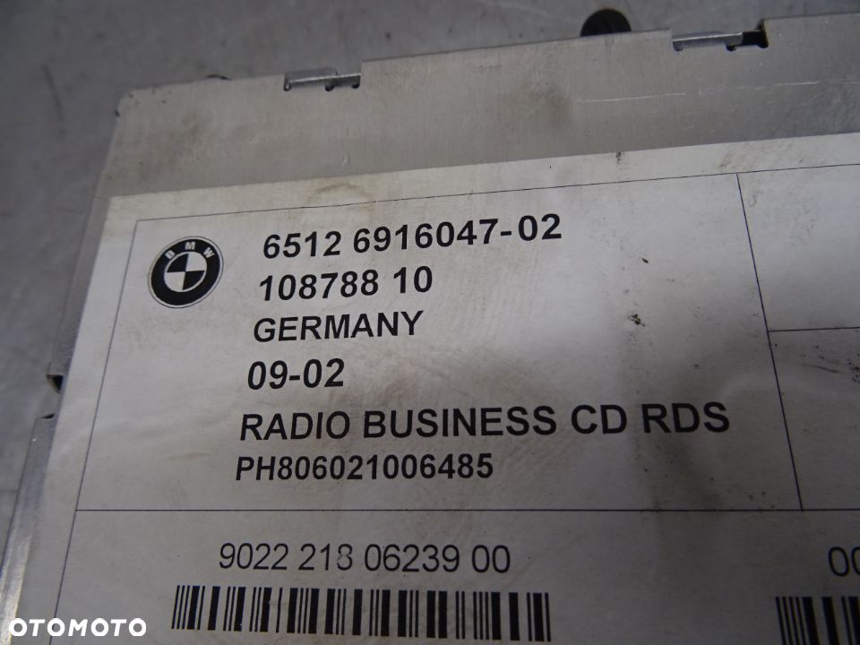 BMW E46 LIFT SEDAN 1.8B RADIO CD 6916047 - 7