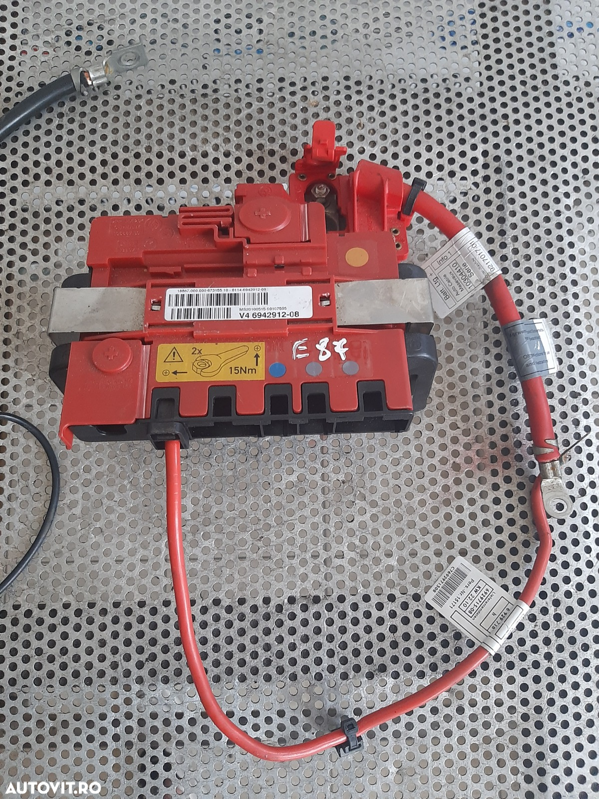 Borna Baterie Plus Minus Bmw E87 E81 E90 E91 E92 E93 X1 E84 Cod 9215953 Cod 6942912 - 5