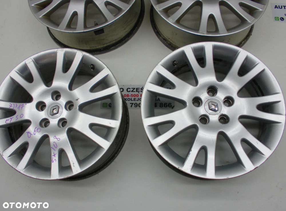 Renault Laguna Felgi Felga Aluminiowa 7Jx17 5x108 ET 50 - 4