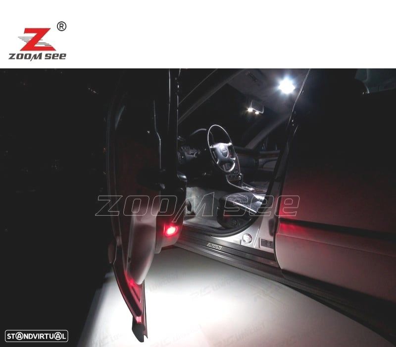 KIT COMPLETO DE 34 LÂMPADAS LED INTERIOR PARA VOLKSWAGEN VW PHAETON 2003-2013 - 6