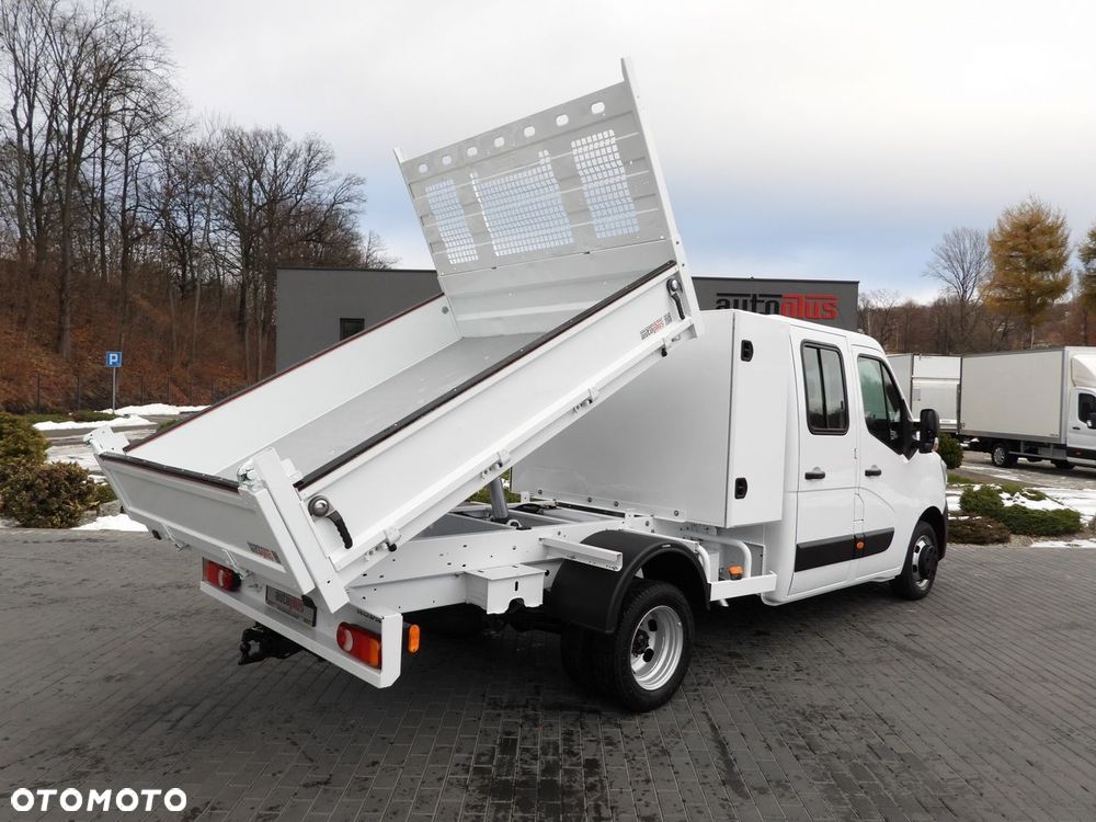 Renault MASTER WYWROTKA PODWÓJNA KABINA DOKA 6 MIEJSC TEMPOMAT LEDY BLIŹNIACZE KOŁA KLIMATYZACJA  145KM - 4