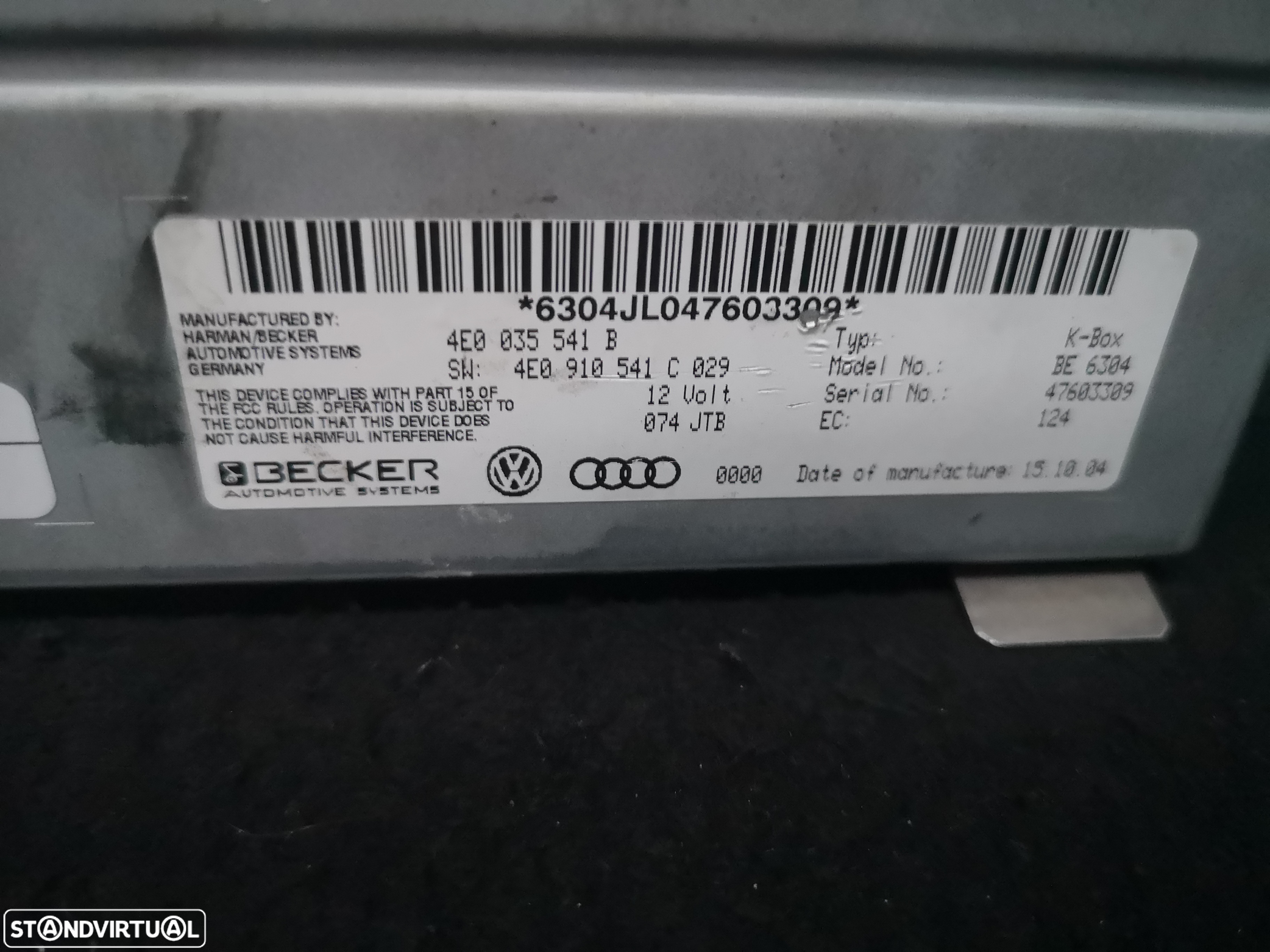 Centralina MMI Multimedia Radio Audi a8 d3 4e0 2003-2009 - 4