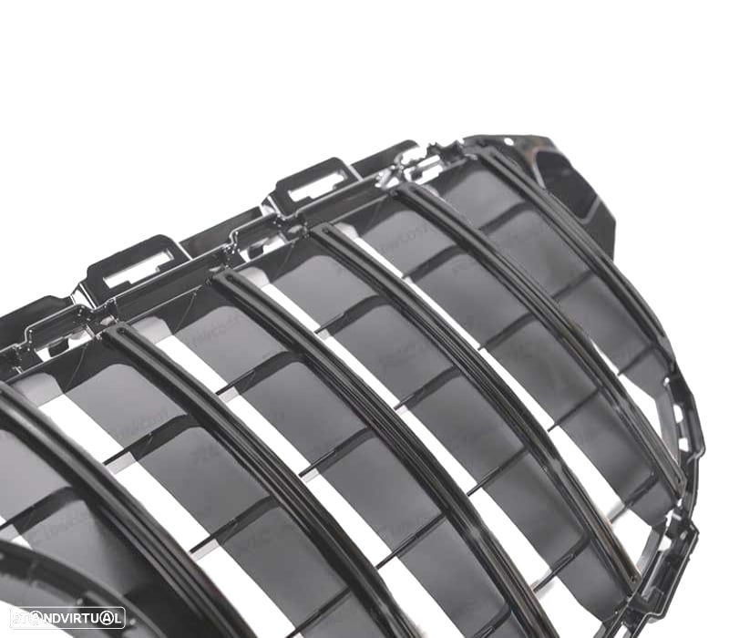 GRELHA MERCEDES CLASE C W205 14-18 LOOK AMG GT PRETO BRILHO - 2