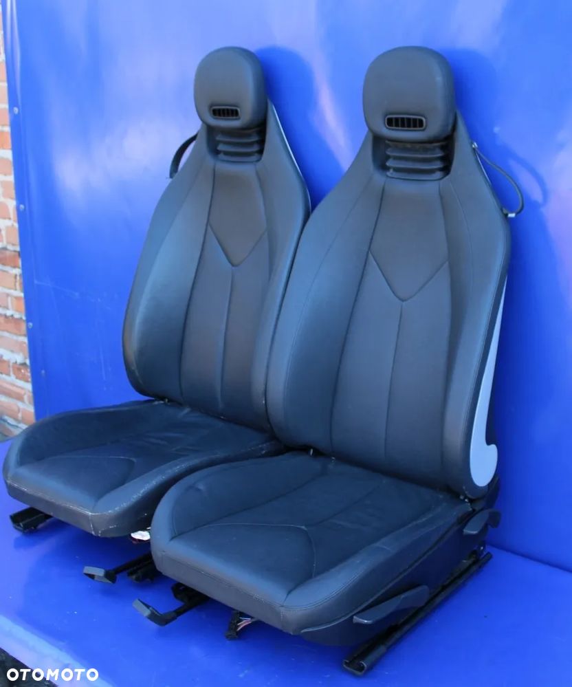 Fotele przednie grzane z nadmuchem Airscarf Mercedes SLK R171 W171 Anglik - 11