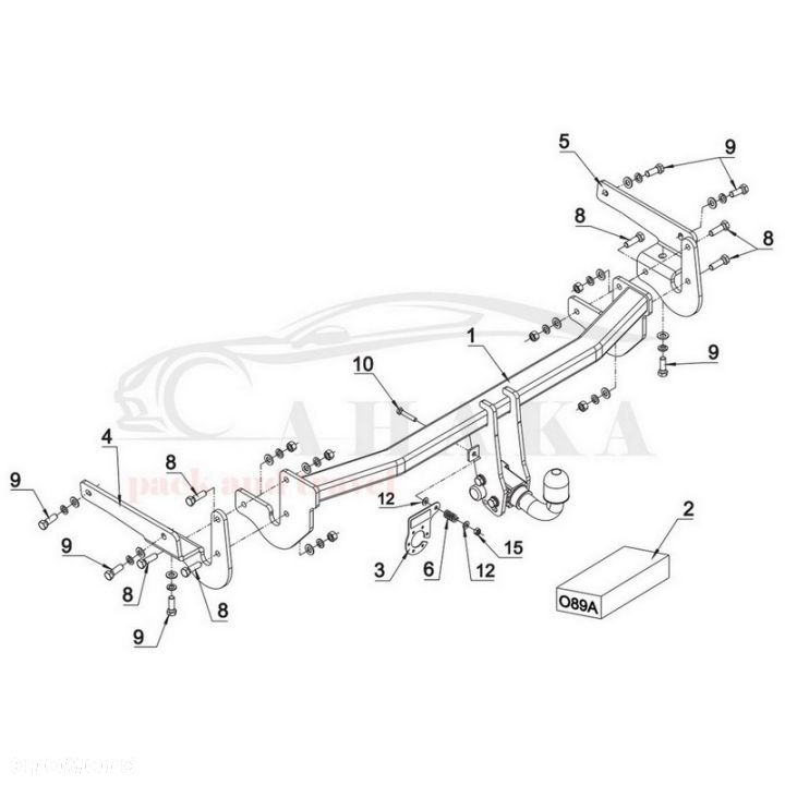 Hak Holowniczy Automat Do Lexus Nx 300H 2014-2021 - 3