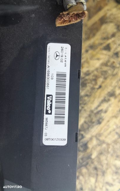 Rezistenta electrica bord radiator incalzire a1698300861 Mercedes-Benz ML W164 seria - 3