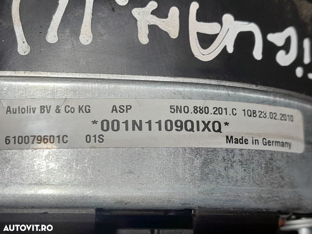 Airbag volan Volkswagen Tiguan 5N 2007 - 2011 (1114) 001N1109QIXQ - 3