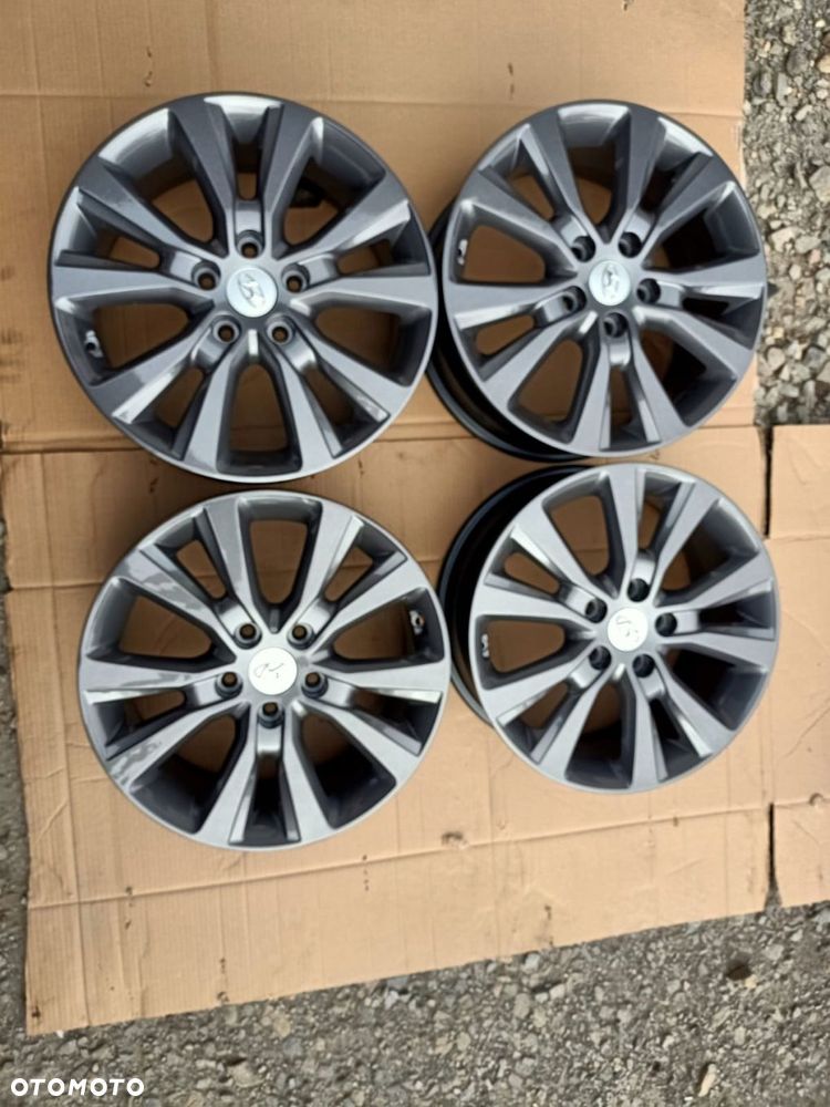 hyundai i30 iii felgi 7.0" x 17" 5x114.3 et 53 52910-g4300 jak nowe grafit - 2