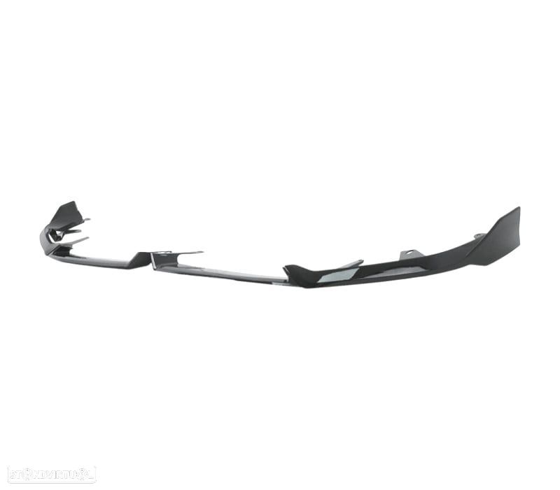 SPOILER LIP FRONTAL BMW G60 23- LOOK M PERFORMANCE PRETO BRILHANTE - 2