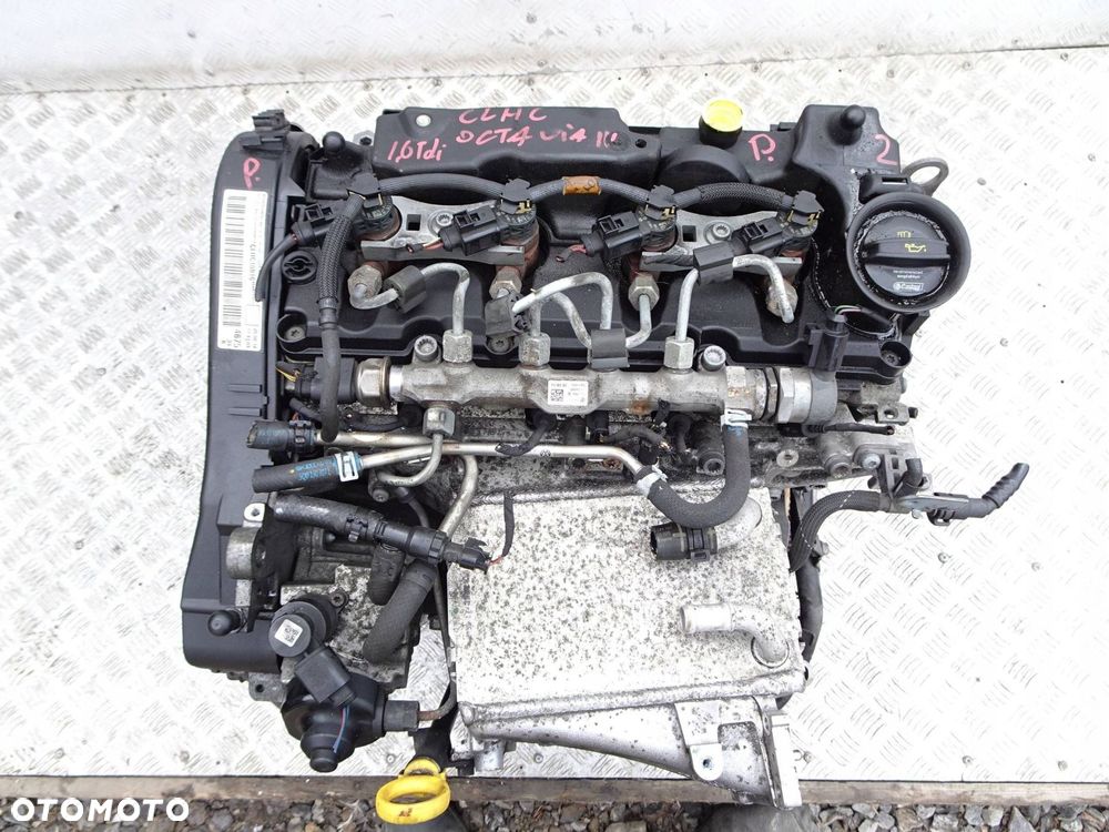 silnik kpl. skoda seat vw audi 1.6 tdi 105 km clhc clh - 1