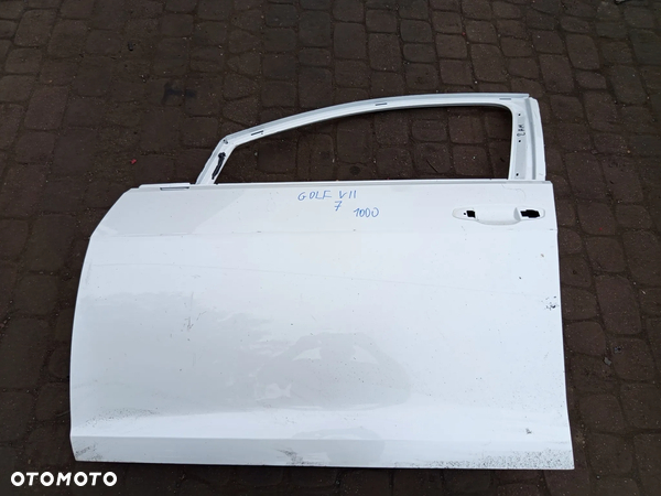 DRZWI LEWE PRZEDNIE VOLKSWAGEN GOLF VII BEZ OSPRZĘTU