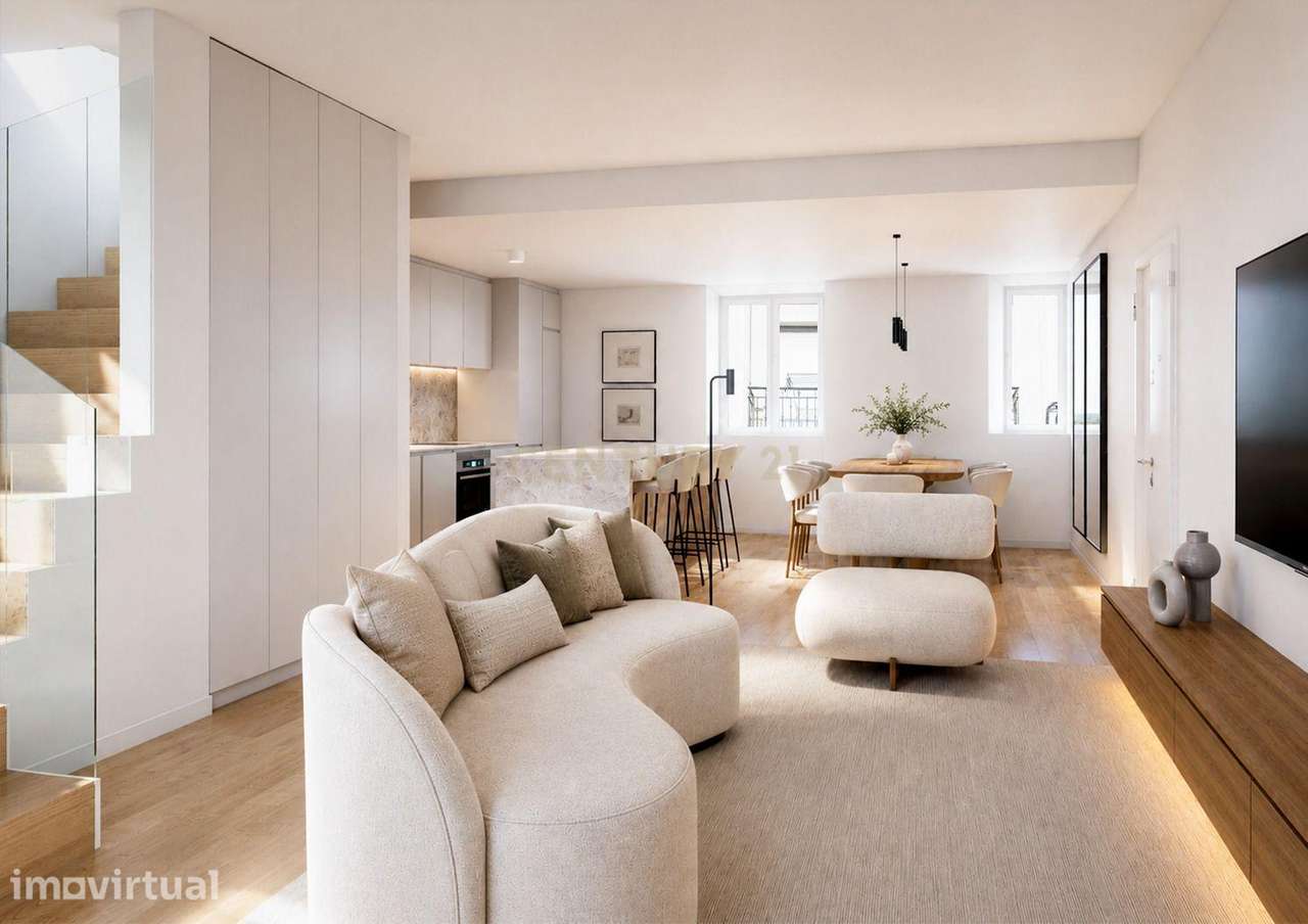 Apartamento T3 duplex Novo no centro de Setubal - Grande imagem: 3/11