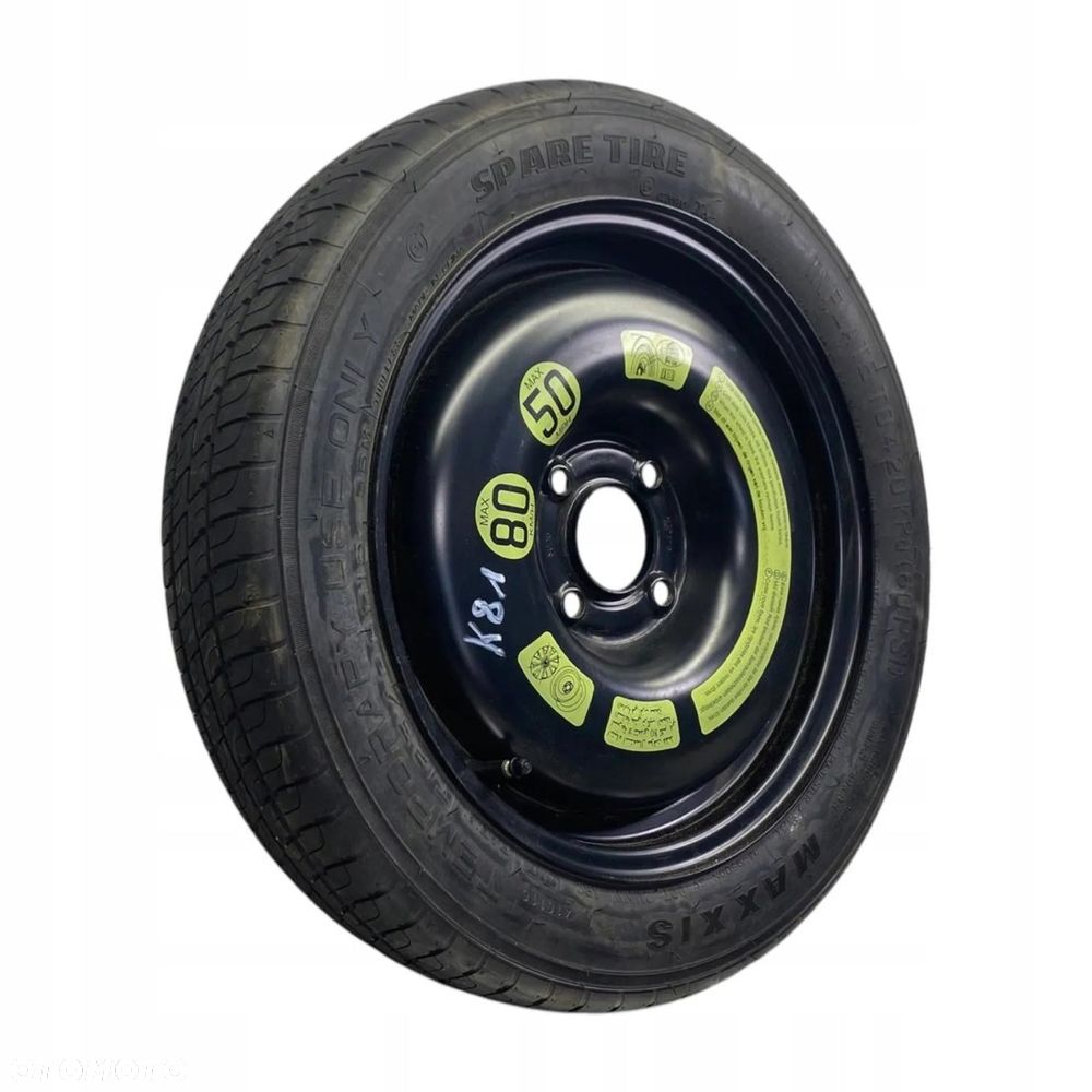 KOŁO DOJAZDOWE PEUGEOT 207 CITROEN C3 125/80R15 4X108 2150753 ET15 - 7