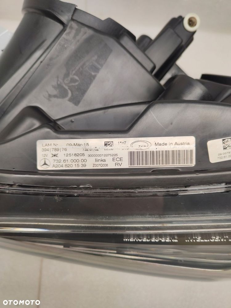 MERCEDES GLK LIFT XENON Z LED LAMPA LEWY PRZÓD A2048201539 - 6