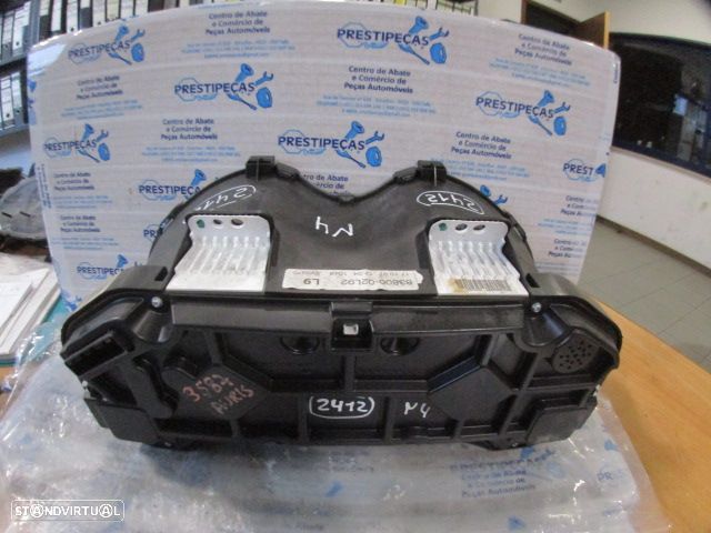 Quadrante 8380002L92 TOYOTA AURIS 1 FASE 1 2007 1.6I 125CV 5P PRETO KM/H DIGITAL - 4