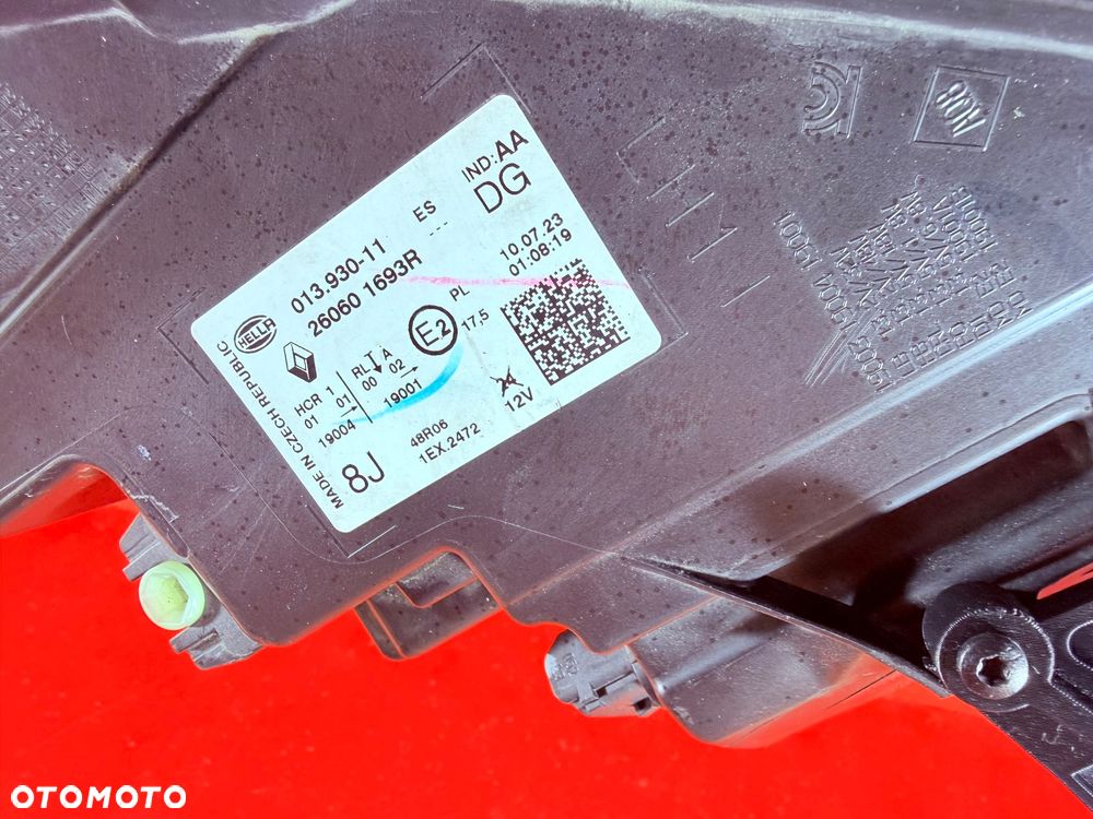 LAMPA LEWA RENAULT CAPTUR 2 II FULL LED  260601693R - 7