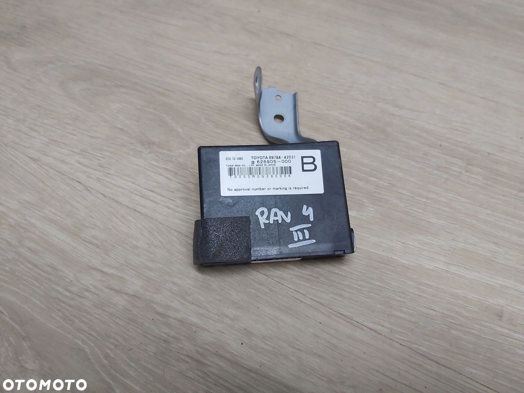 Toyota Rav4 III moduł immobilisera ECU id code 89784-42031 - 1