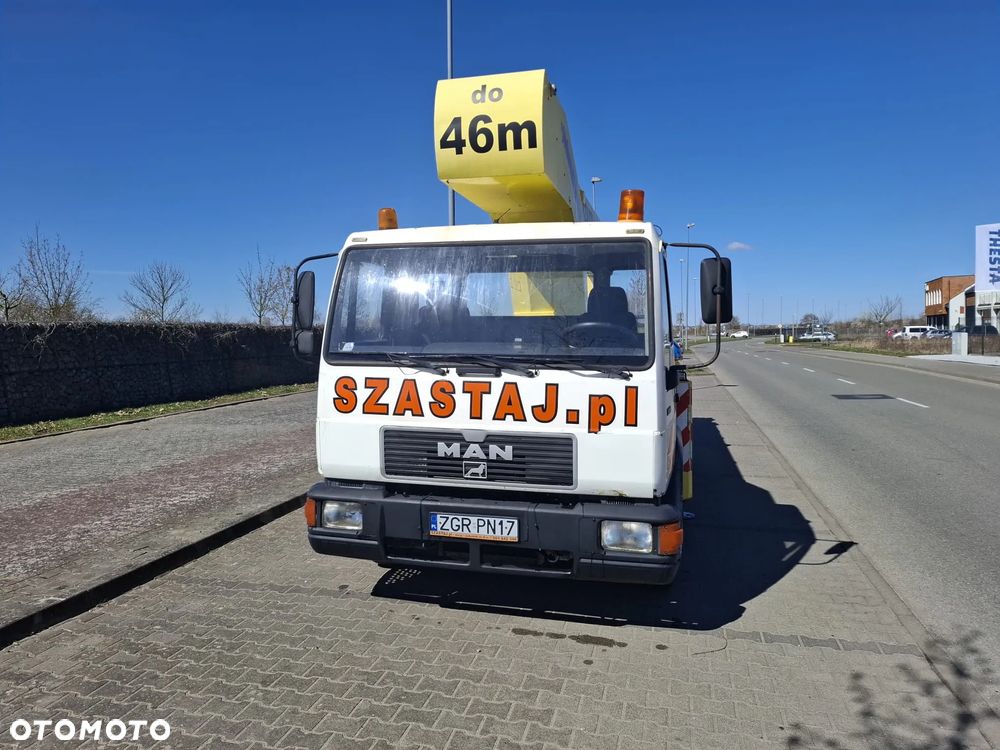 MAN Podnośnik Koszowy Bison TKA 26 - 26 Metrów w Górę 18 m bok Pilot - 13