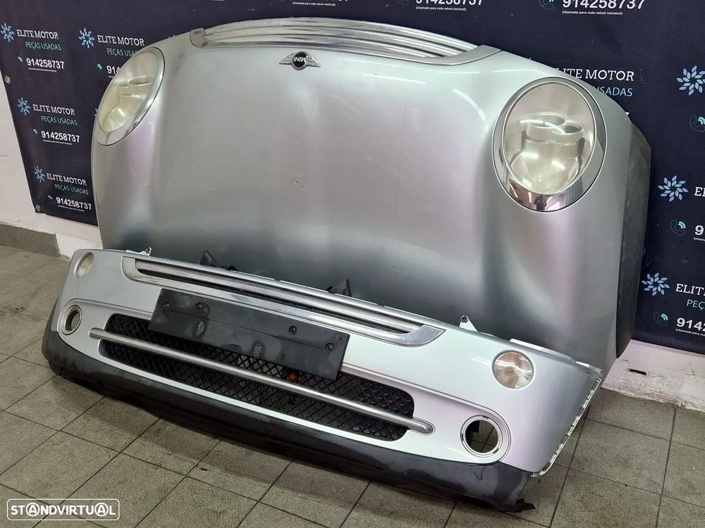 Frente completa usada MINI ONE R53 R50 capot guardalamas oticas parachoques - 2