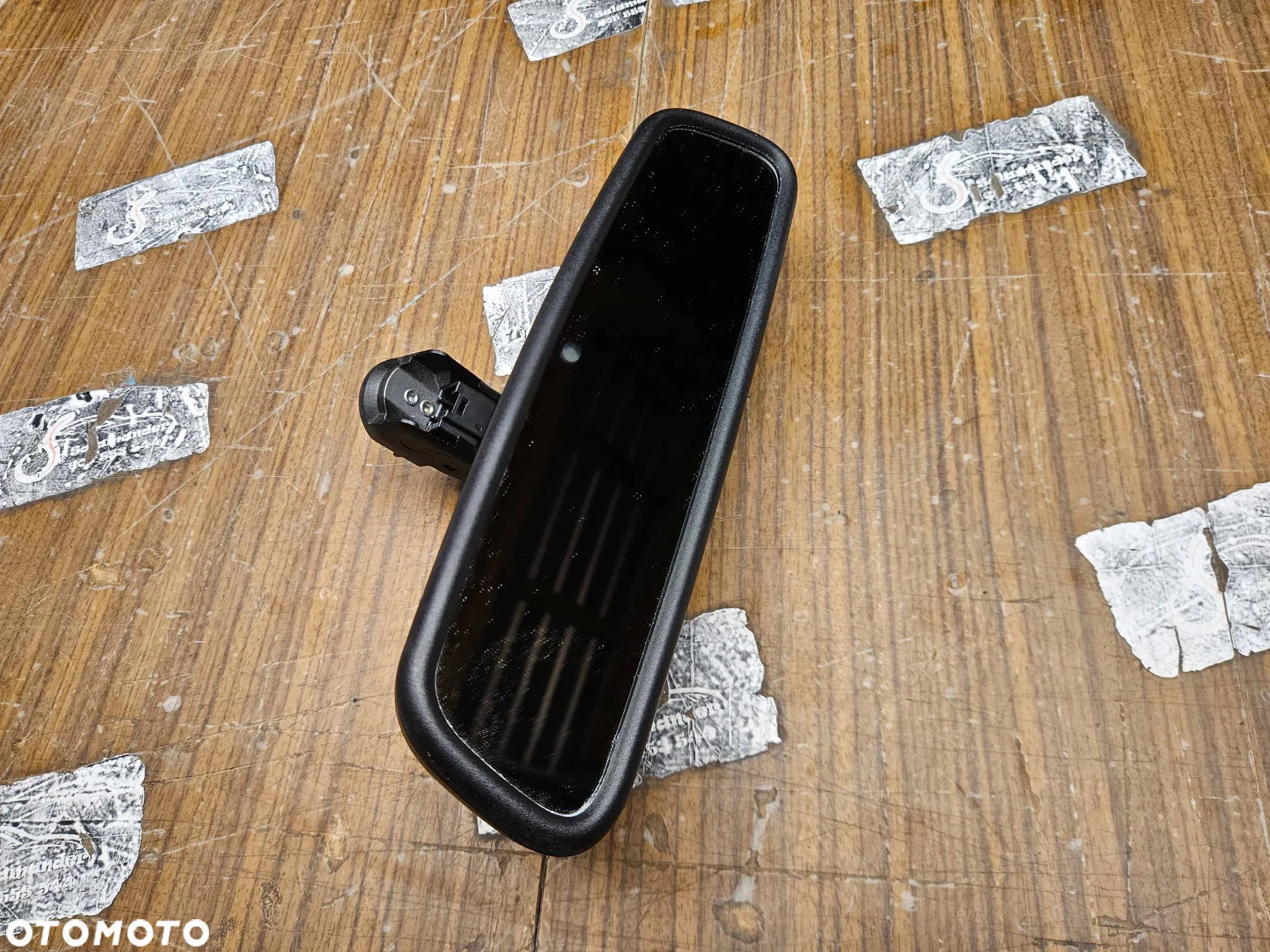 Lusterko Lustro Wsteczne Środkowe Wewnetrzne Czarne Fotochrom Oslona Obudowa BMW 3 5 E90 E91 E60 - 25