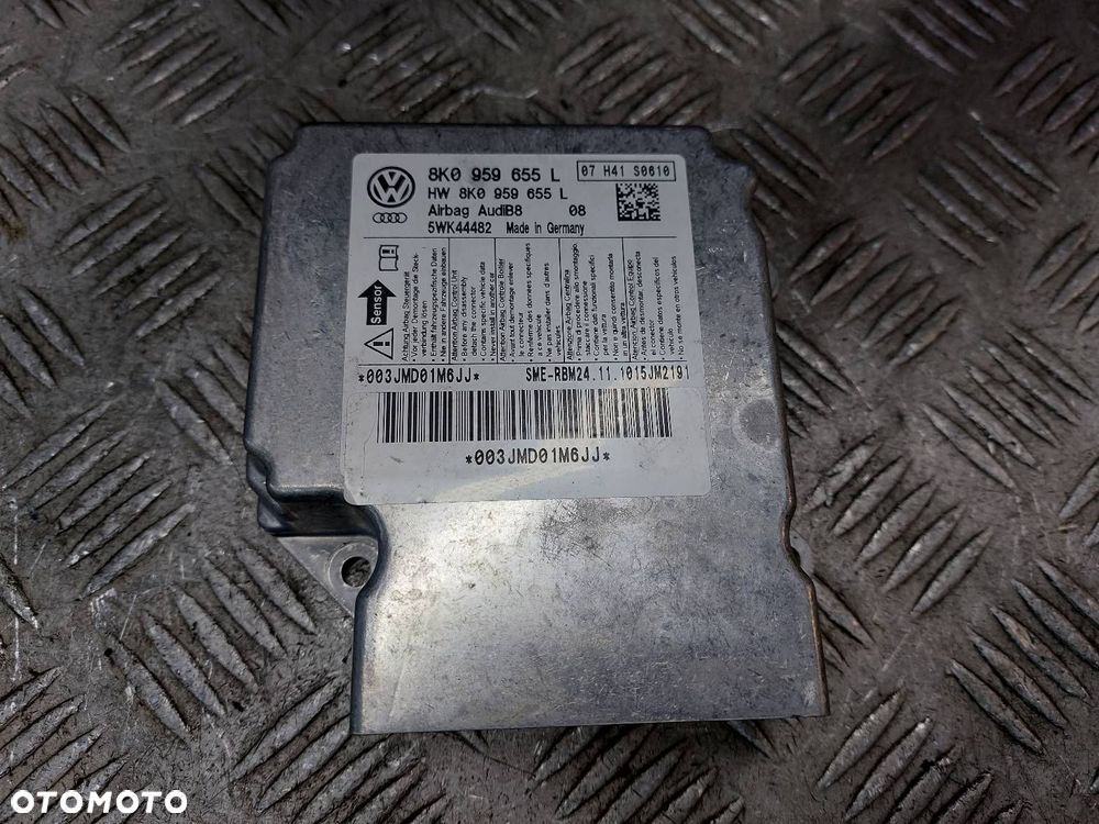 ZESTAW AIRBAG POSTRZAŁOWY KOKPIT AUDI A4 B8 8K1857041A 8T0880204G - 2