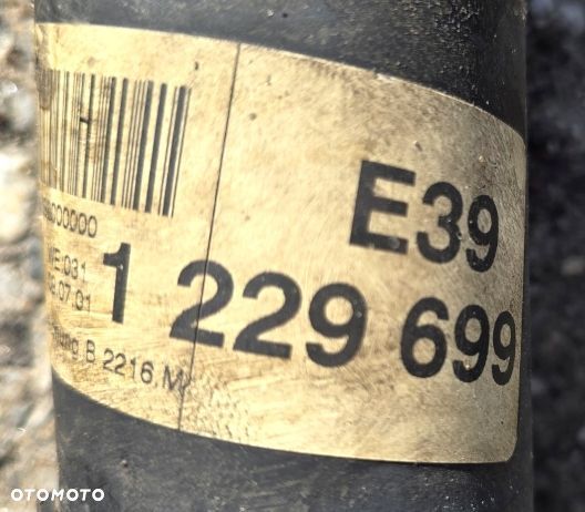 wał napędowy bmw 5 e39 530i 3.0i kombi automat 1229699 - 5