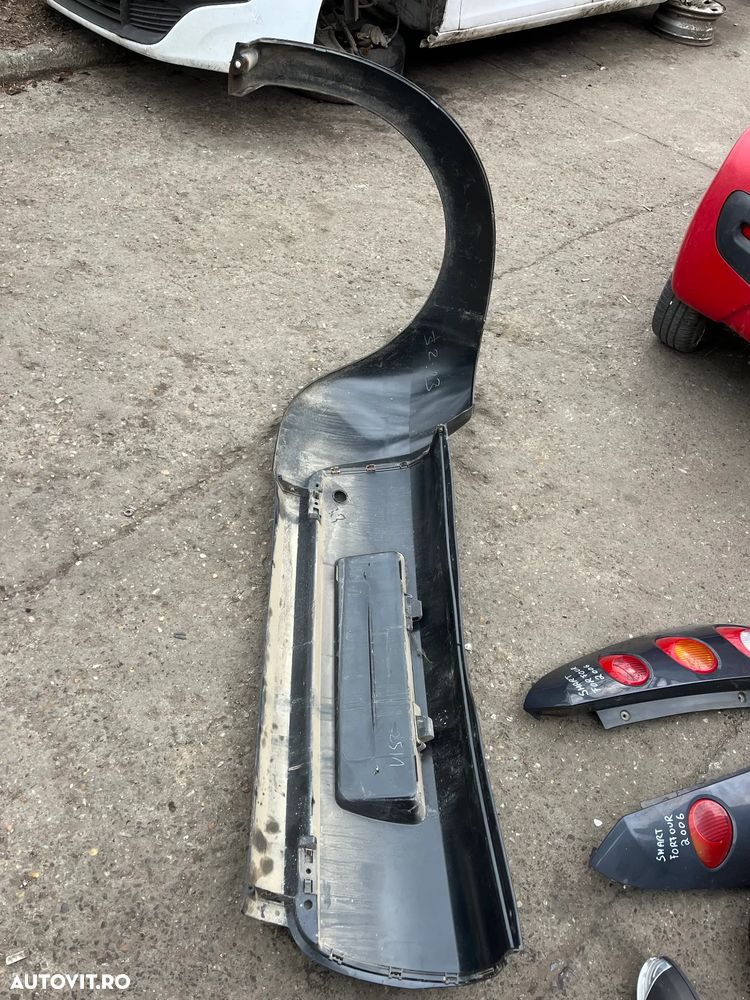 Bara centrala spate Smart ForFour negru 2007 - 9