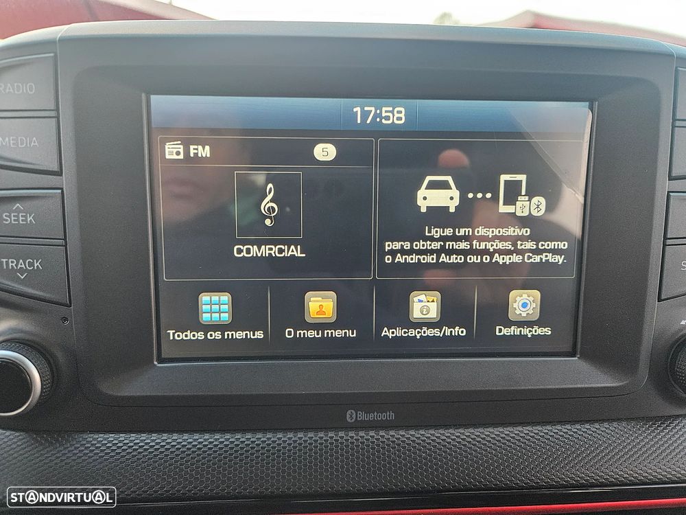 Hyundai Kauai 1.0 T-GDi Premium Pele/Tec.Vermelho - 37