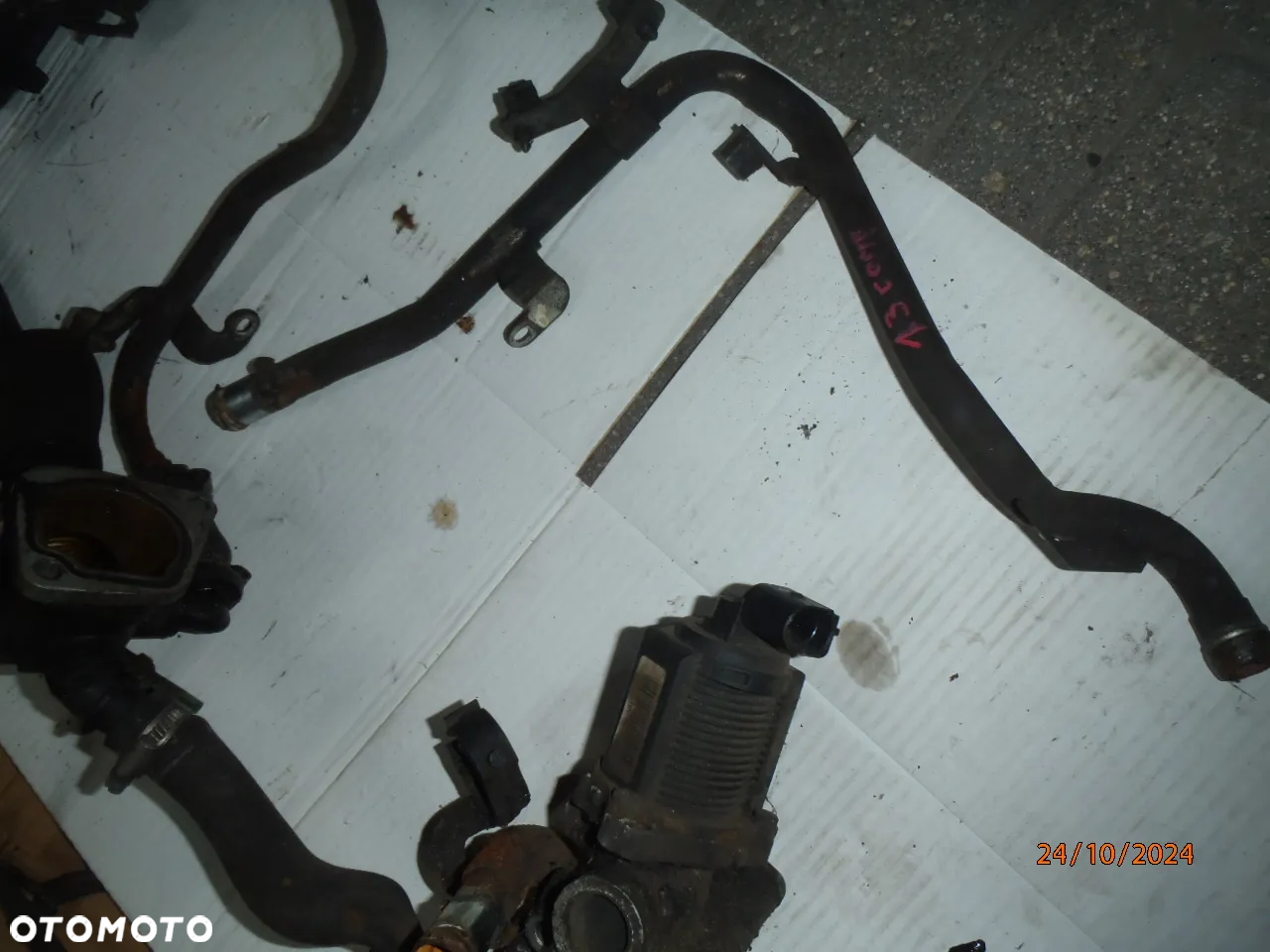 kolektor ssący alternator sprężarka sprzęgło docisk tarcza  dwumasa dwumas chłodniczka oleju opel corsa combo astra meriva 1.3 cdti - 15