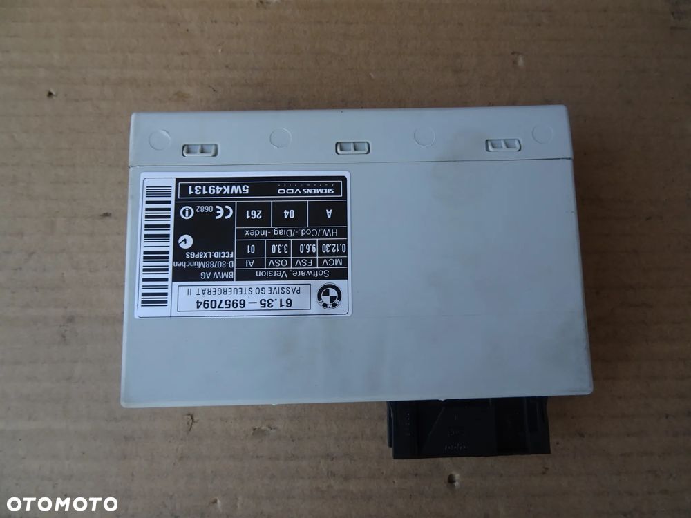 BMW E61 E60 MODUŁ STEROWNIK PASSIVE GO STEUERGERAT 6957094 - 1